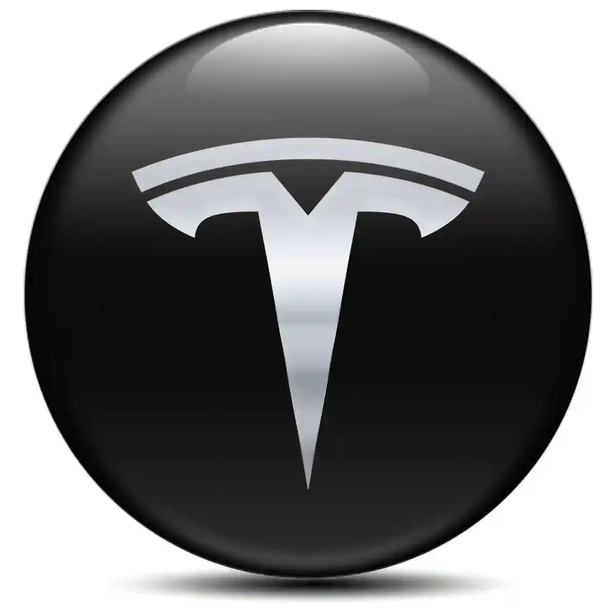 Tesla Wheel Emblems Elite Finish