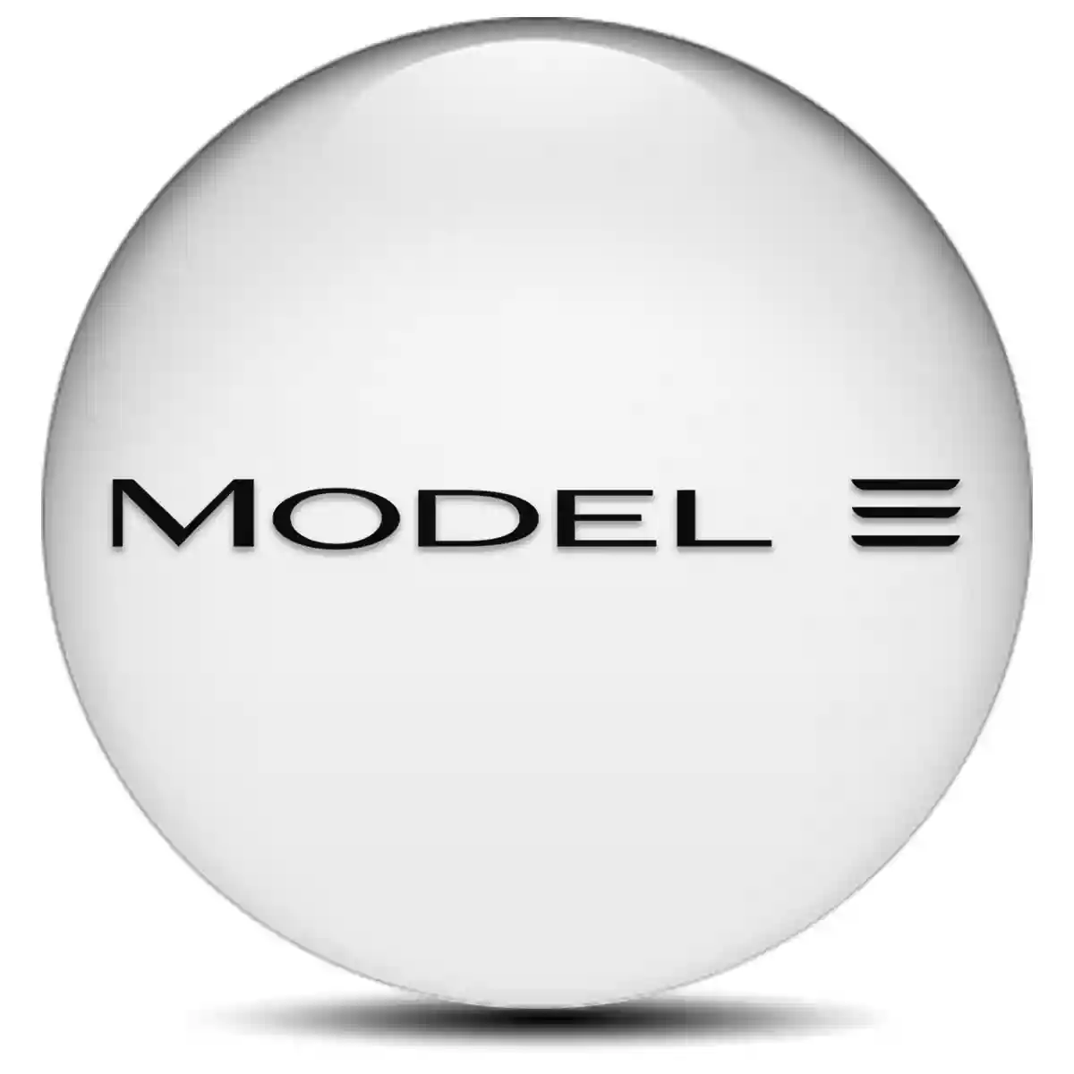 Tesla Wheel Emblems Refined Design