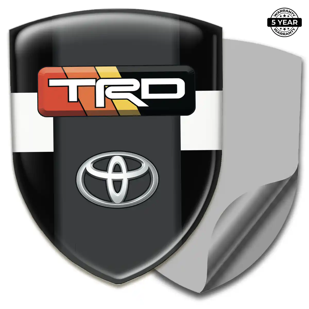 Toyota 3D Gel Sticker Sleek Style