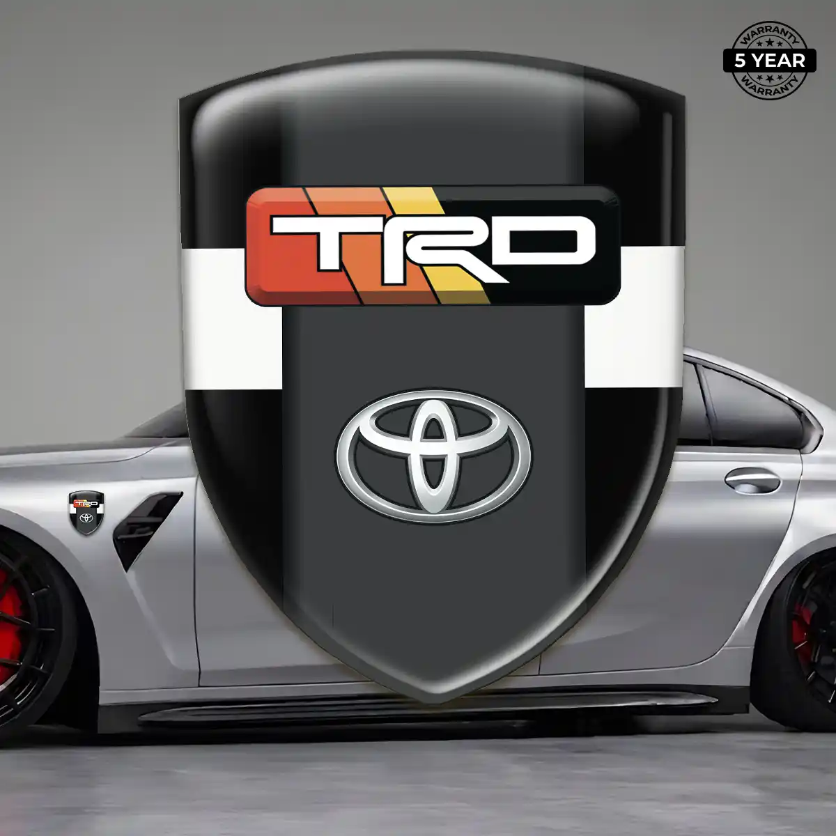 Toyota 3D Gel Sticker Sleek Style