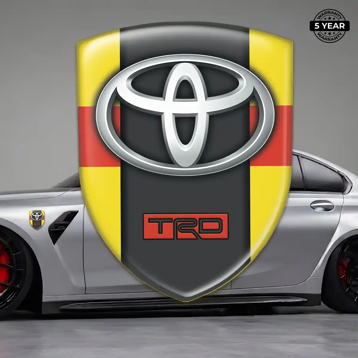 Toyota 3D Resin Sticker Sleek Style