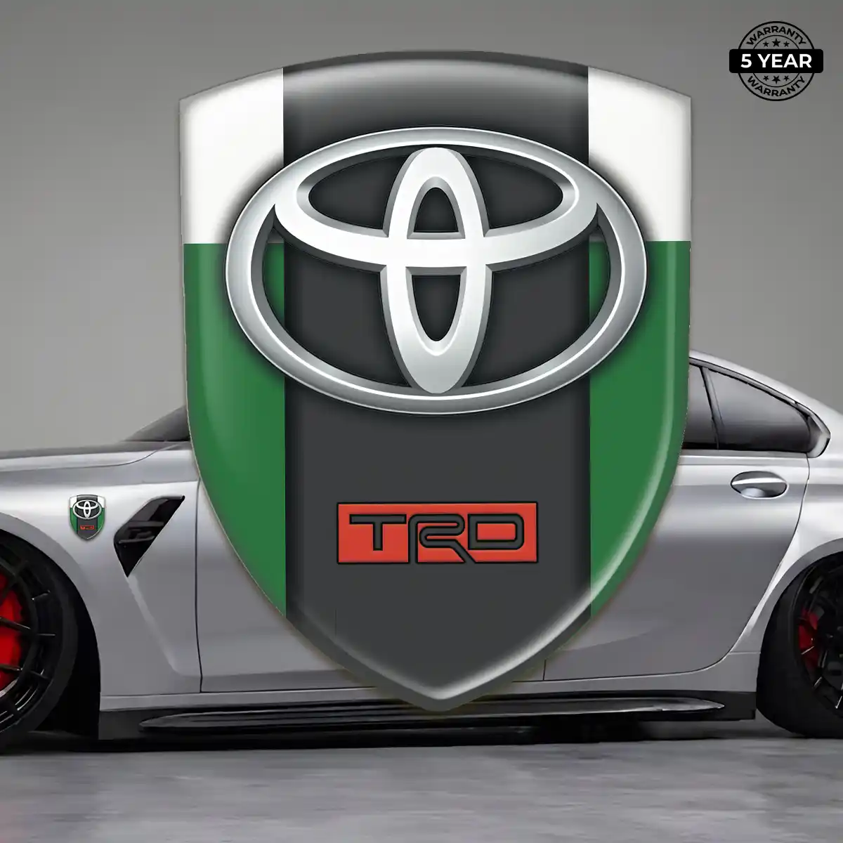 Toyota Automotive Logo Sticker Sleek Style