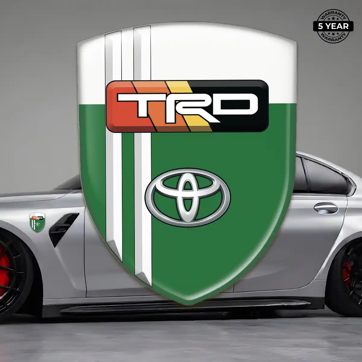 Toyota Car Badge Sticker Sleek Style