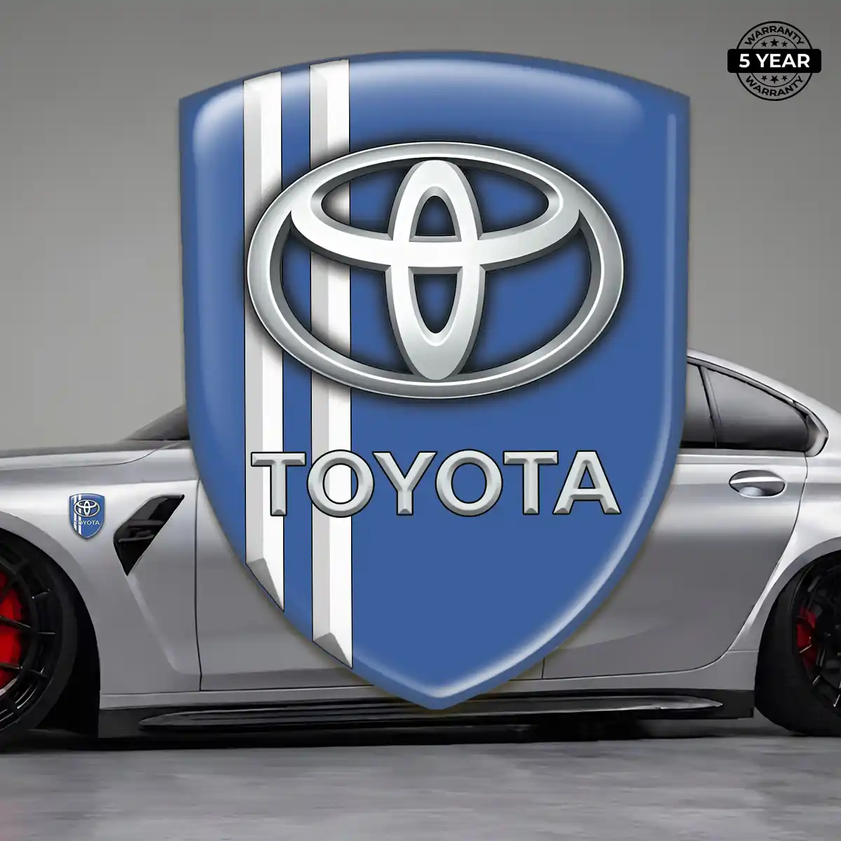 Toyota Car Logo Decal Sleek Style