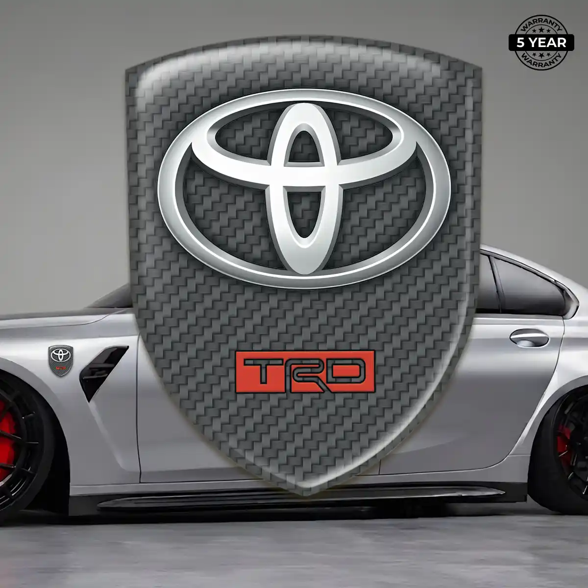 Toyota Crest Logo Emblem Sleek Style