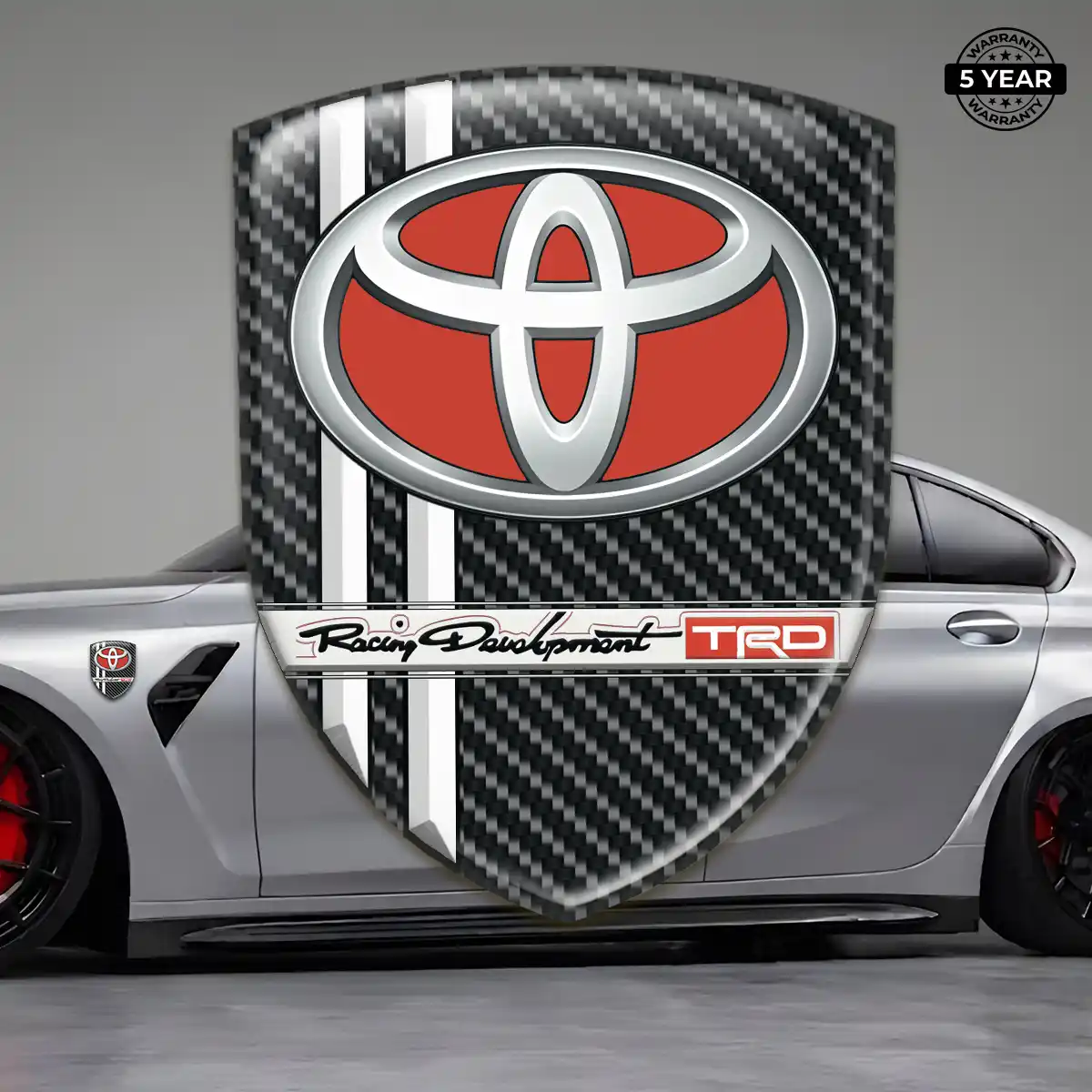 Toyota Domed Badge Sleek Style