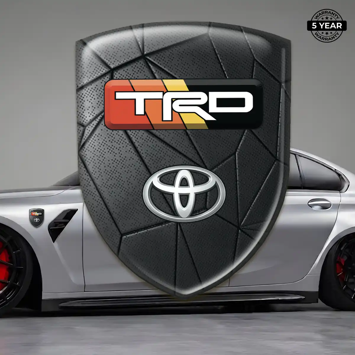 Toyota Domed Decal Sleek Style