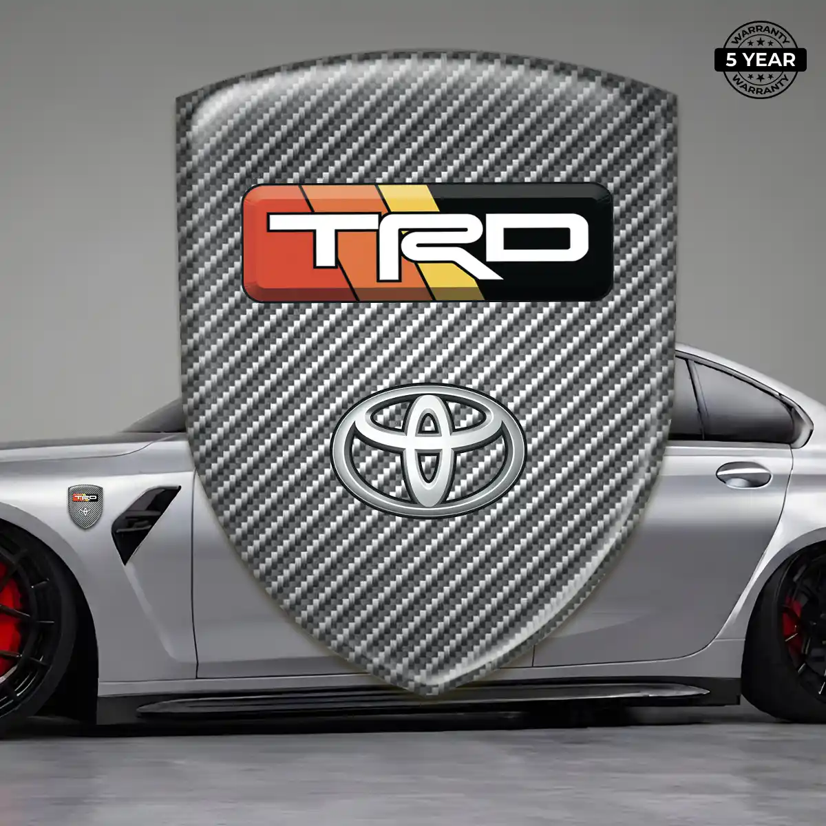 Toyota Domed Emblem Sleek Style