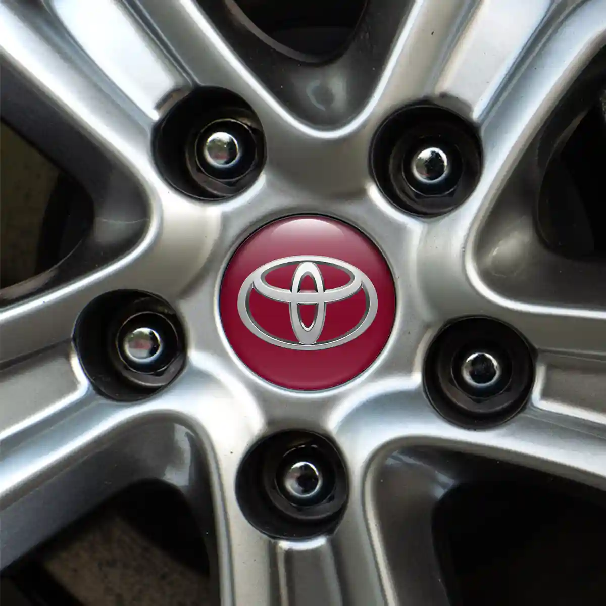 Toyota Domed Sticker Stylish Design