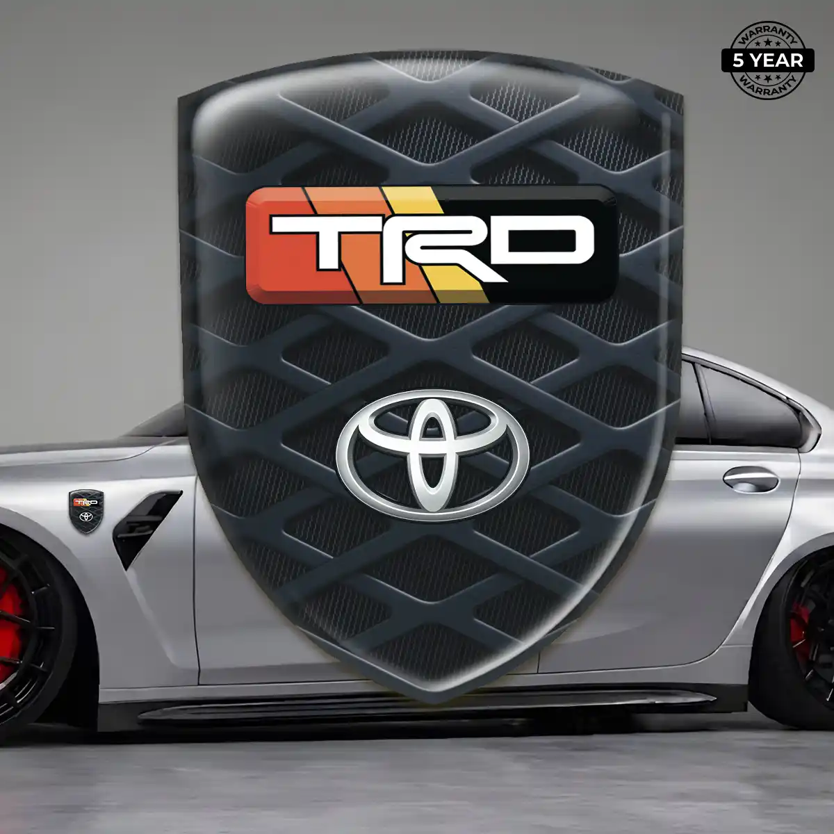 Toyota Emblem Badge Logo Sleek Style