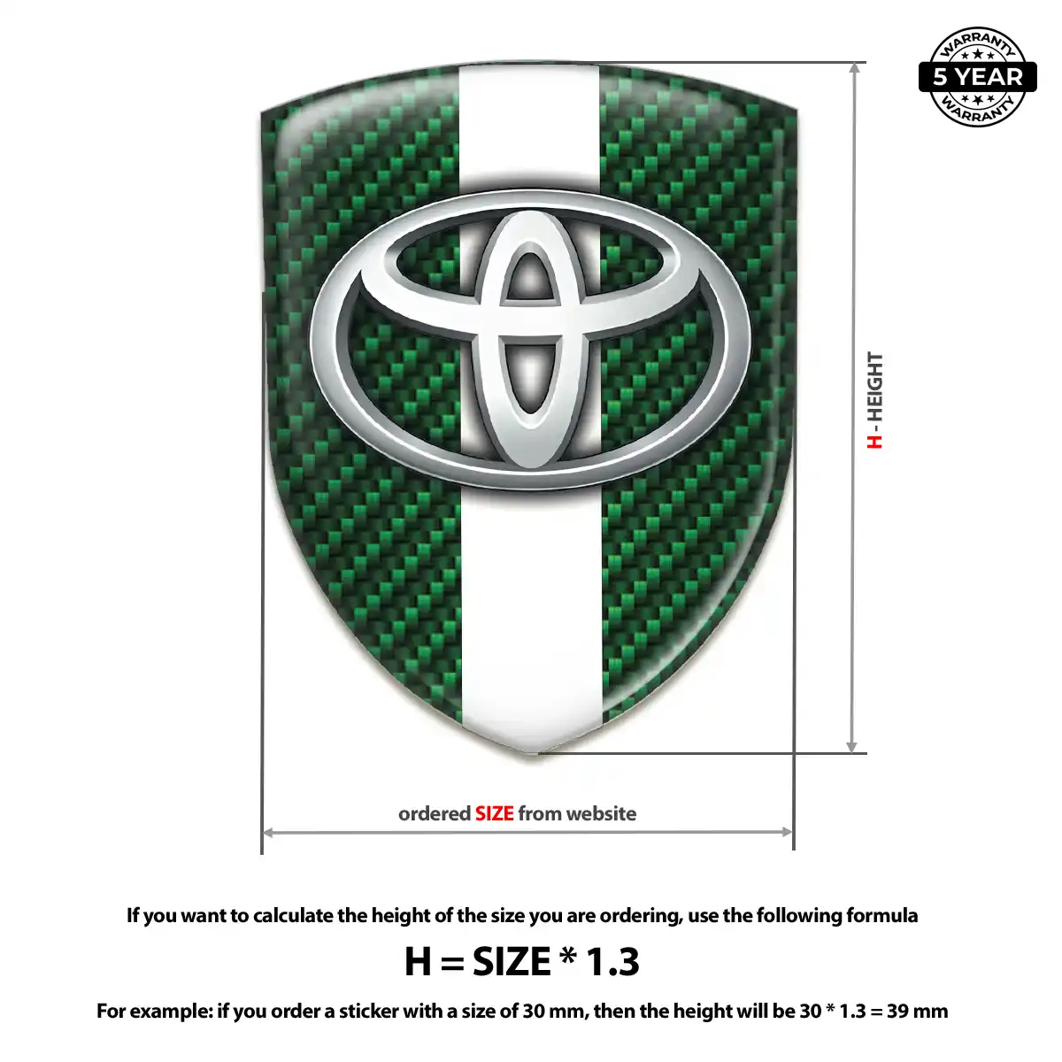 Toyota Emblem Badge Sleek Style