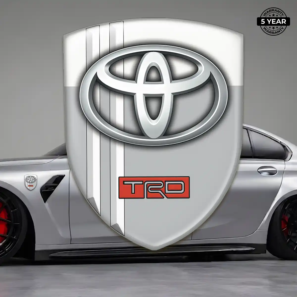 Toyota Emblem Domed Badge Sleek Style