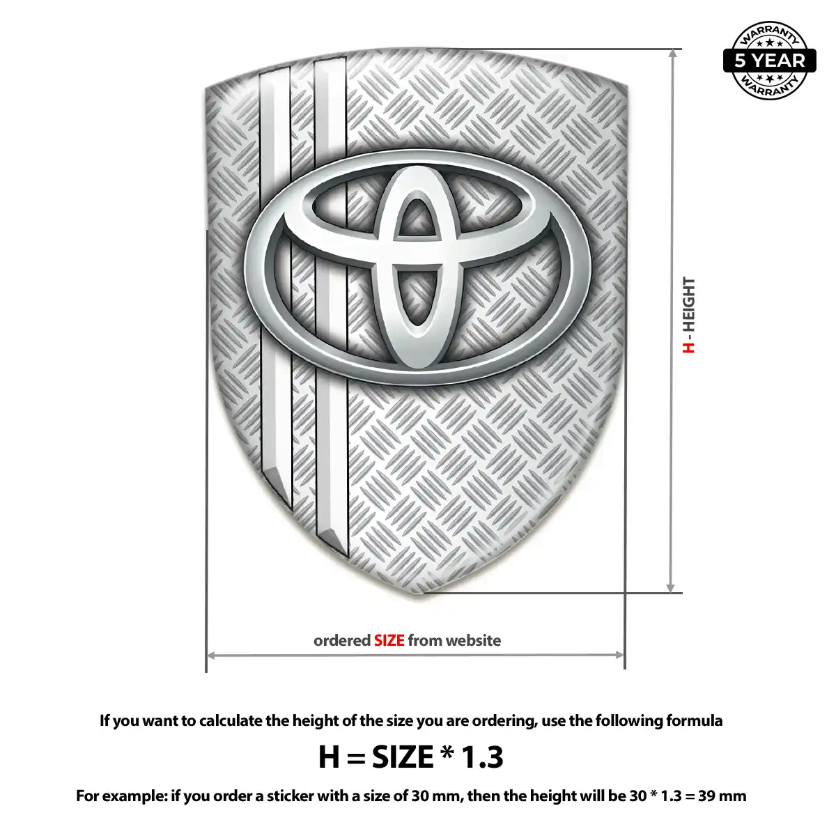 Toyota Emblem Logo Badge Sleek Style
