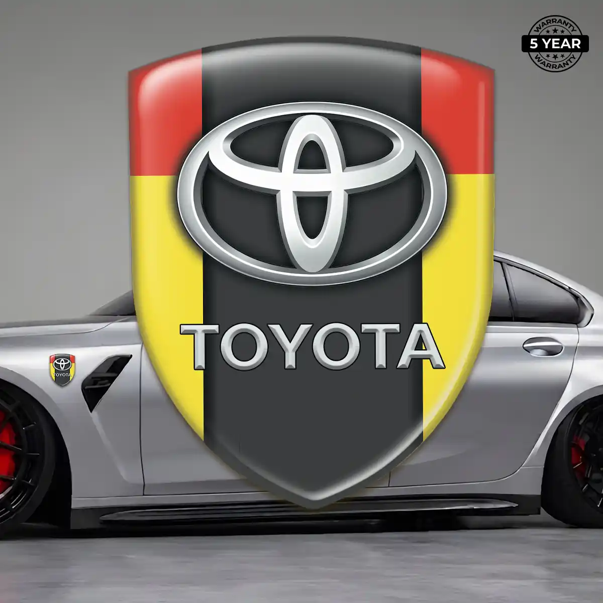 Toyota Emblem Shield Sleek Style