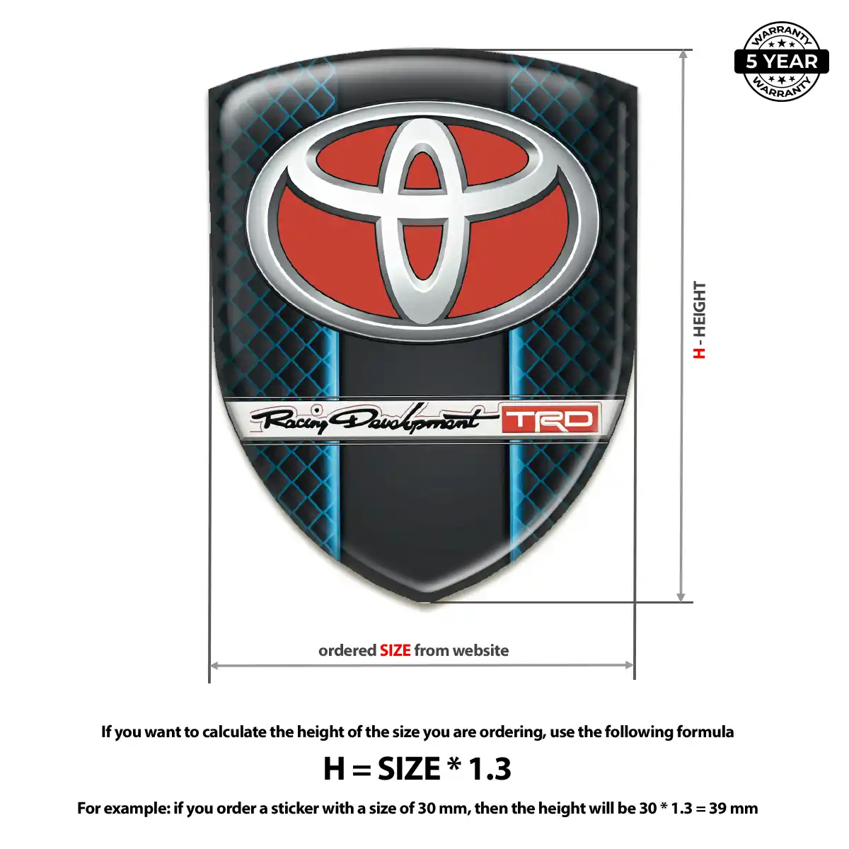 Toyota Emblem Silicone Sleek Style