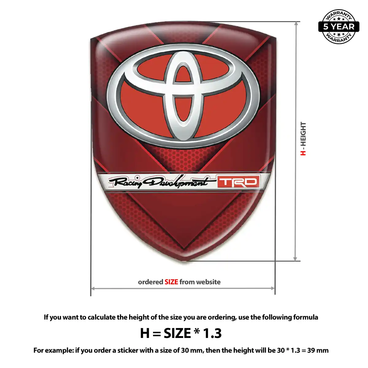 Toyota Emblem Sleek Style