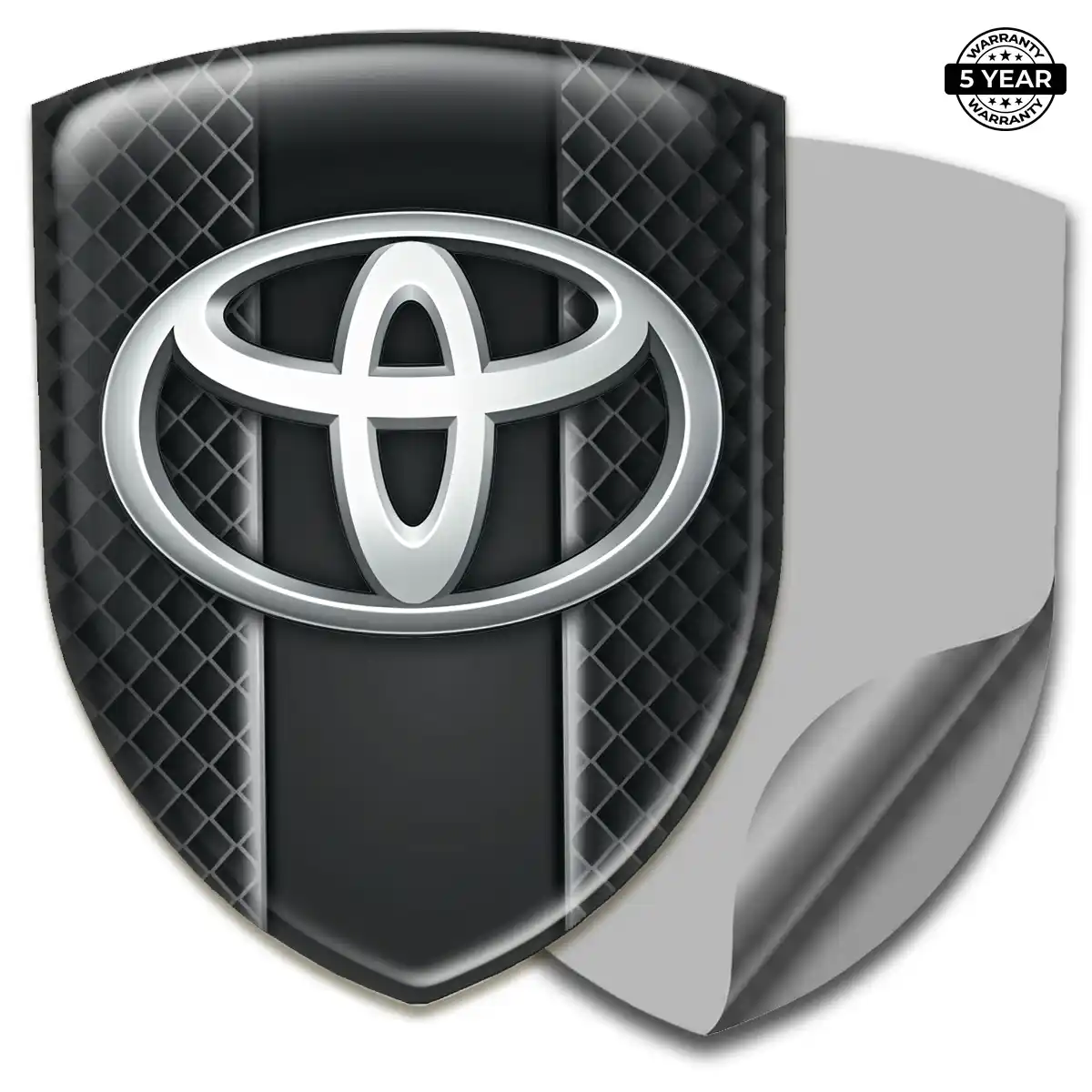 Toyota Gel Emblem Sticker Sleek Style