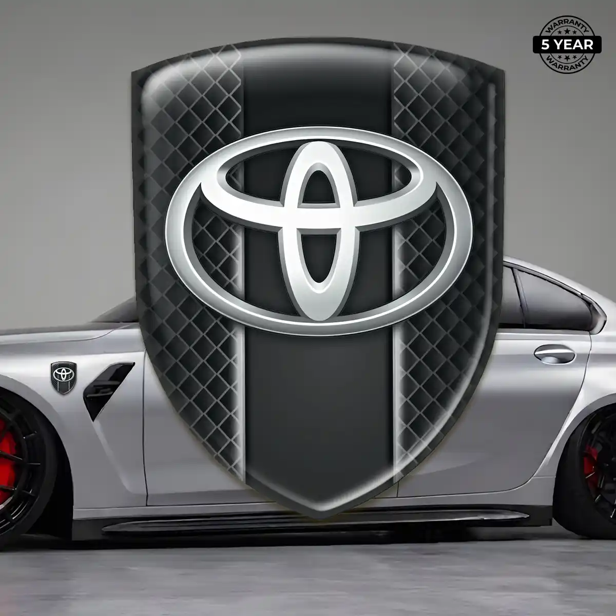 Toyota Gel Emblem Sticker Sleek Style