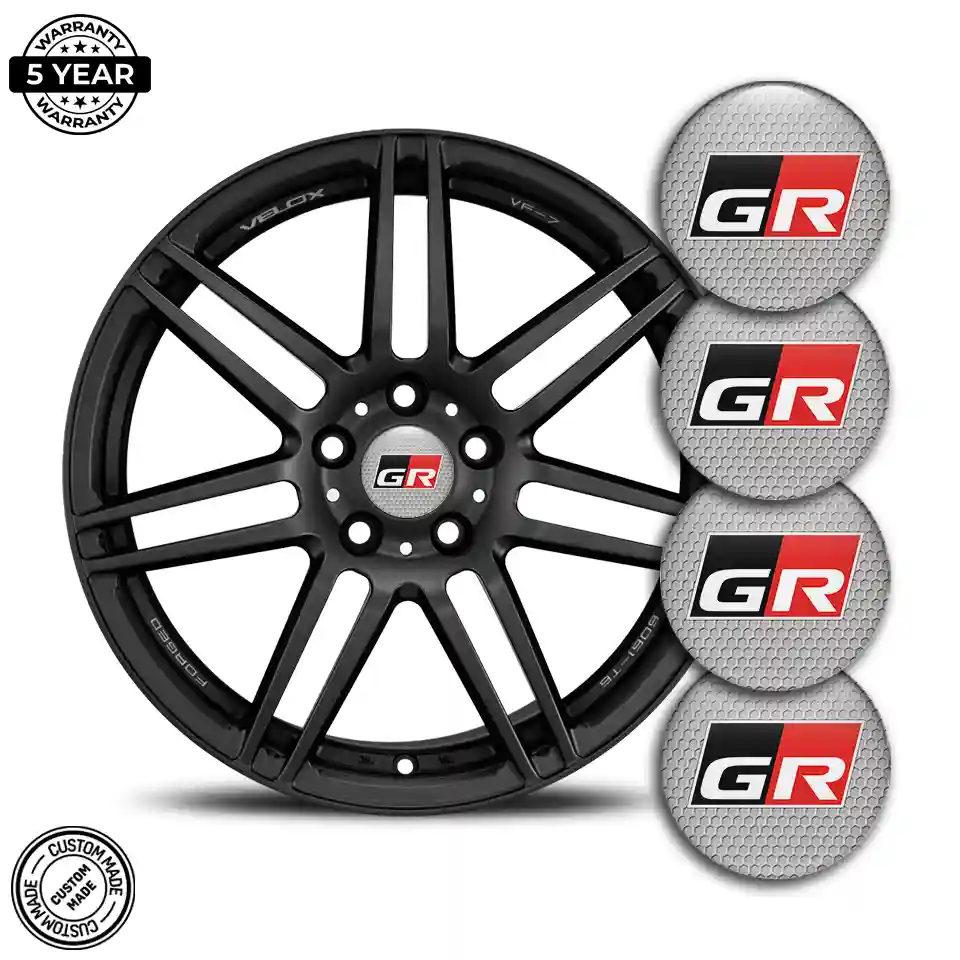 Toyota GR Badge Emblems Center Cap Stylish Design