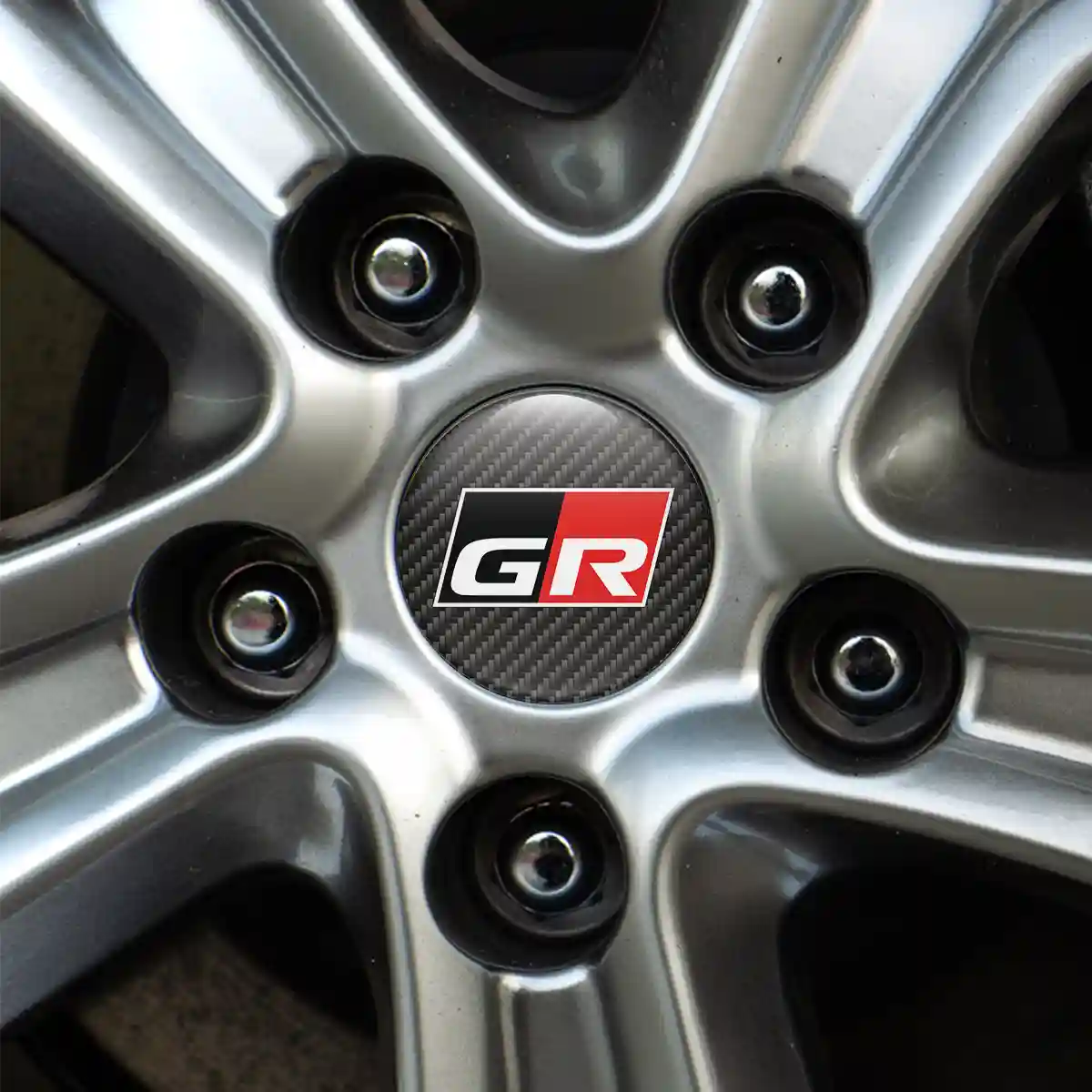 Toyota GR Domed Emblem Self-Adhesive Stylish Design