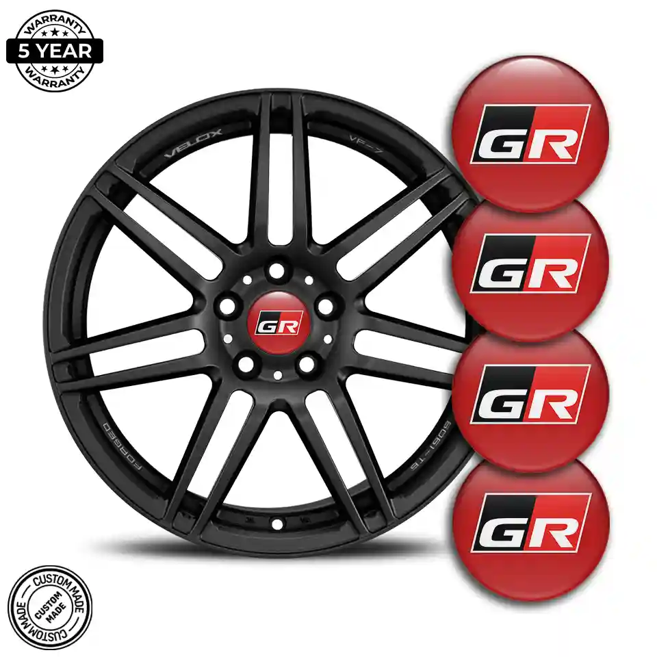 Toyota GR Domed Emblem Stylish Design