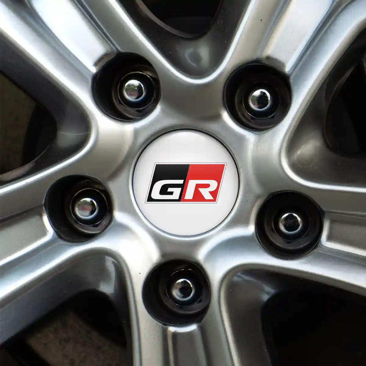 Toyota GR Domed Sticker Stylish Design