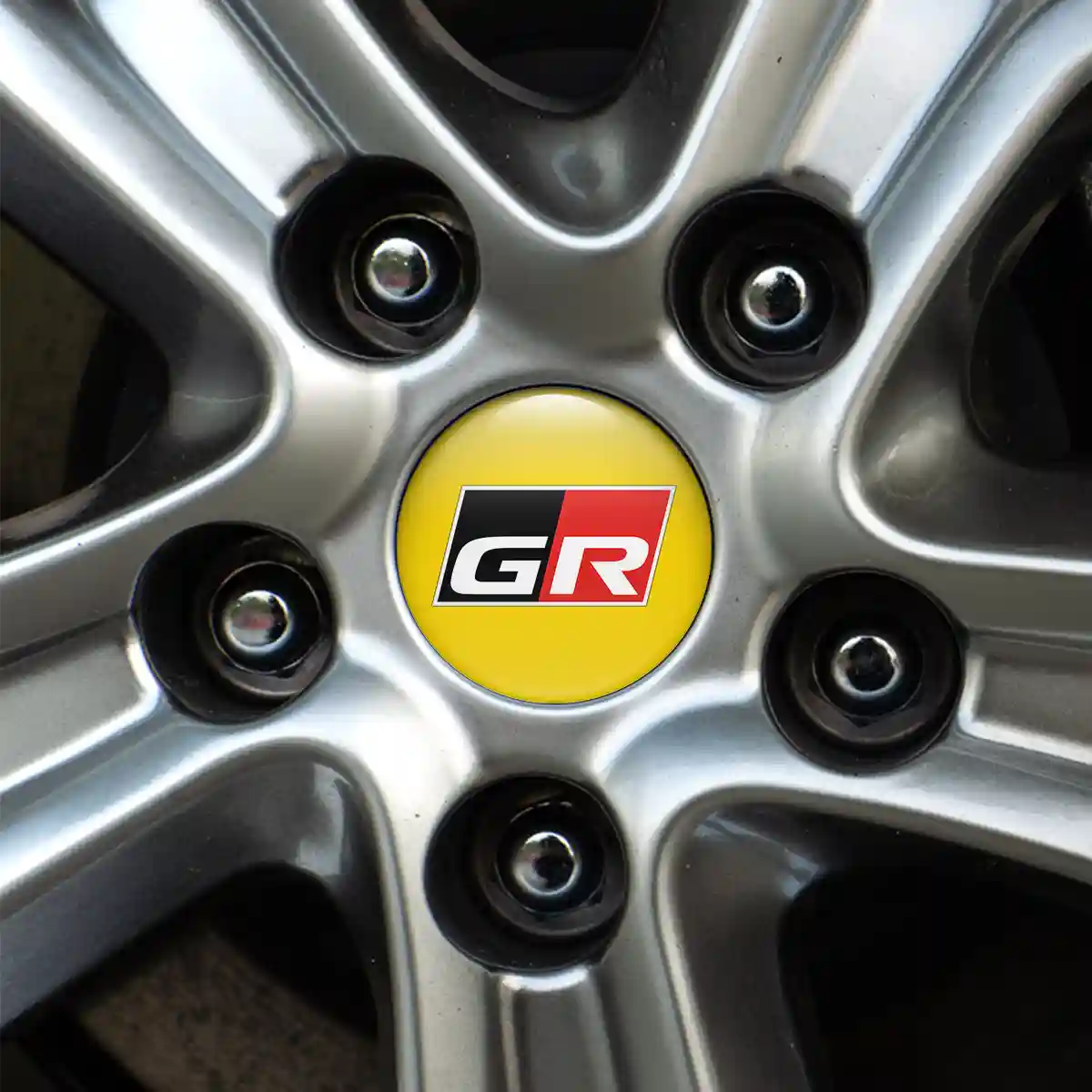 Toyota GR Emblem Badge Self-Adhesive Stylish Design