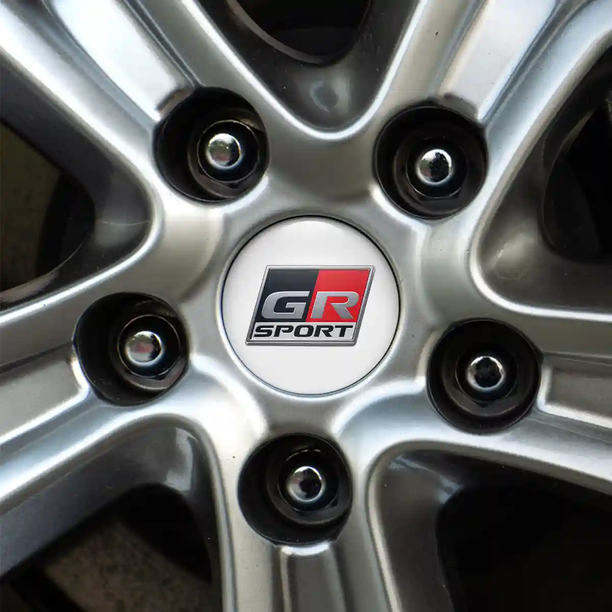 Toyota GR Emblem Center Hub Cap Self-Adhesive Stylish Design