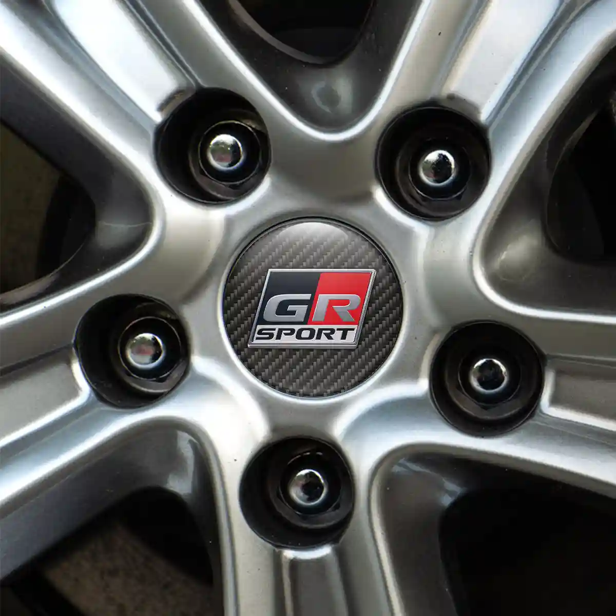 Toyota GR Emblem Center Hup Cap Stylish Design