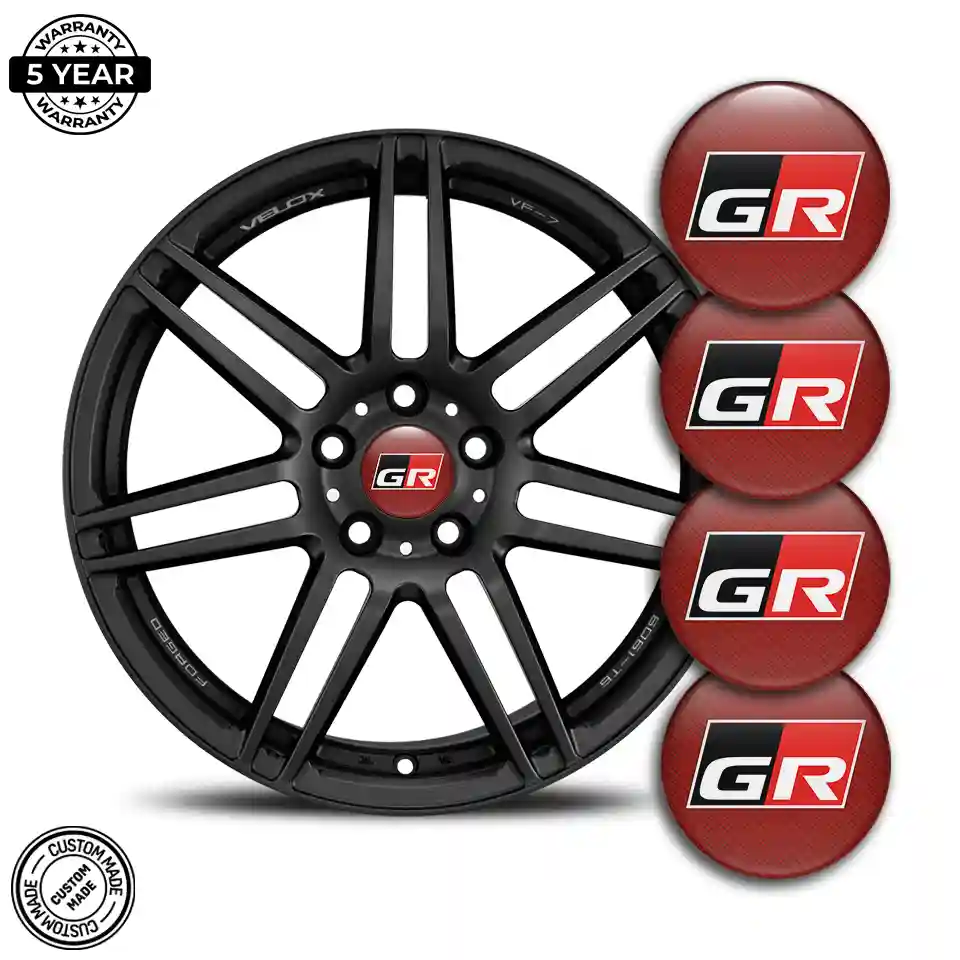Toyota GR Logo Emblem Stylish Design