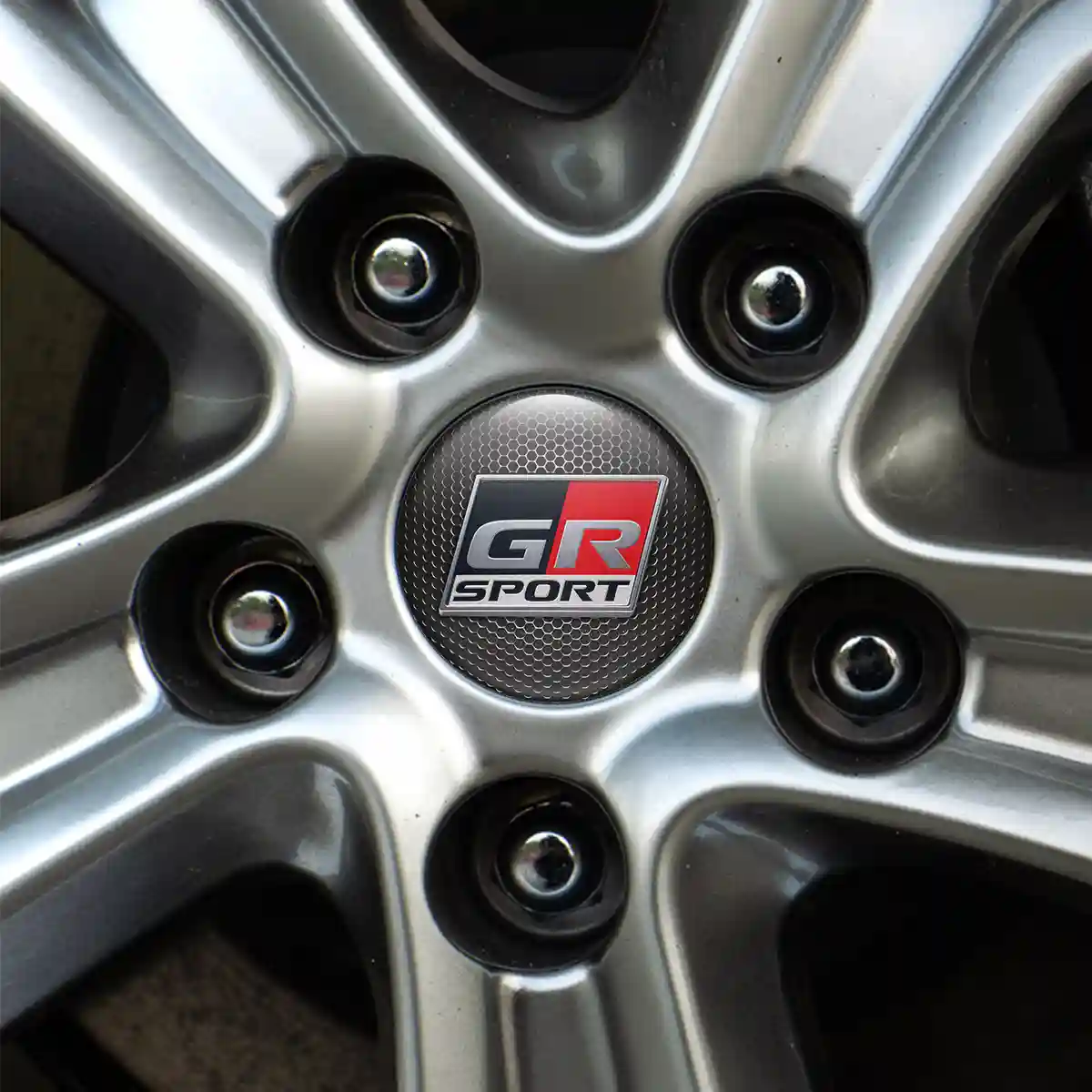 Toyota GR Logo Silicone Badge Stylish Design