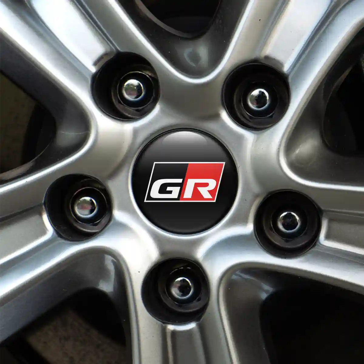 Toyota GR Logo Silicone Emblem Stylish Design