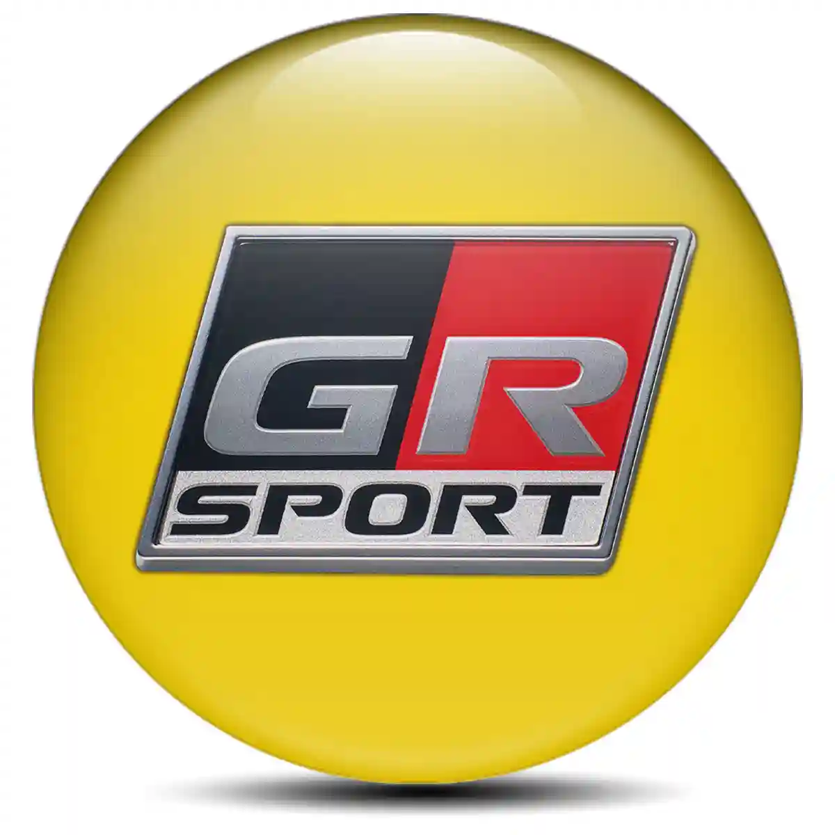 Toyota GR Silicone Emblem Self-Adhesive Stylish Design