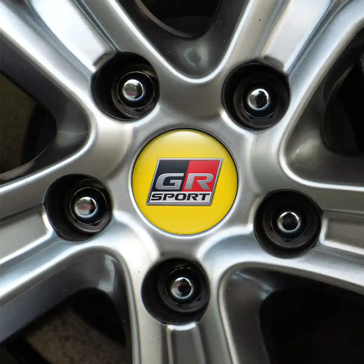Toyota GR Silicone Emblem Self-Adhesive Stylish Design