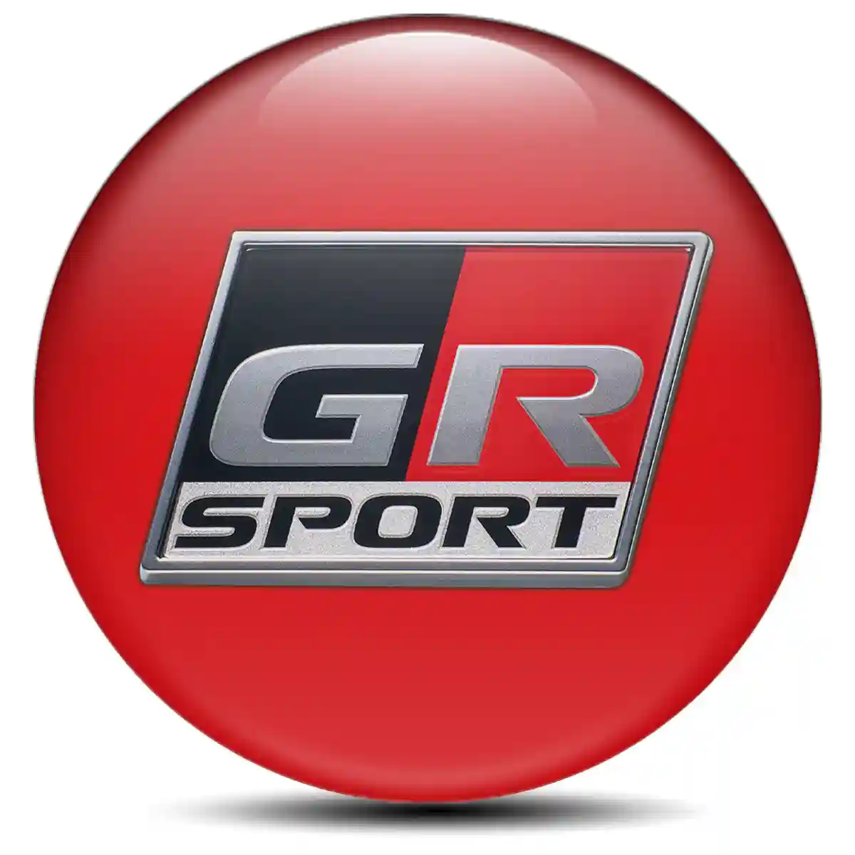 Toyota GR Silicone Sticker Self-Adhesive Stylish Design