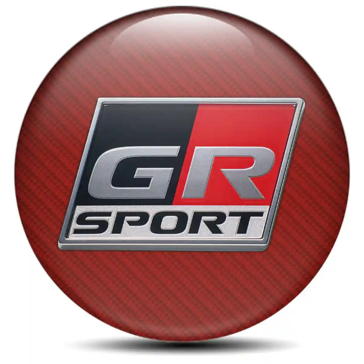 Toyota GR Silicone Sticker Stylish Design