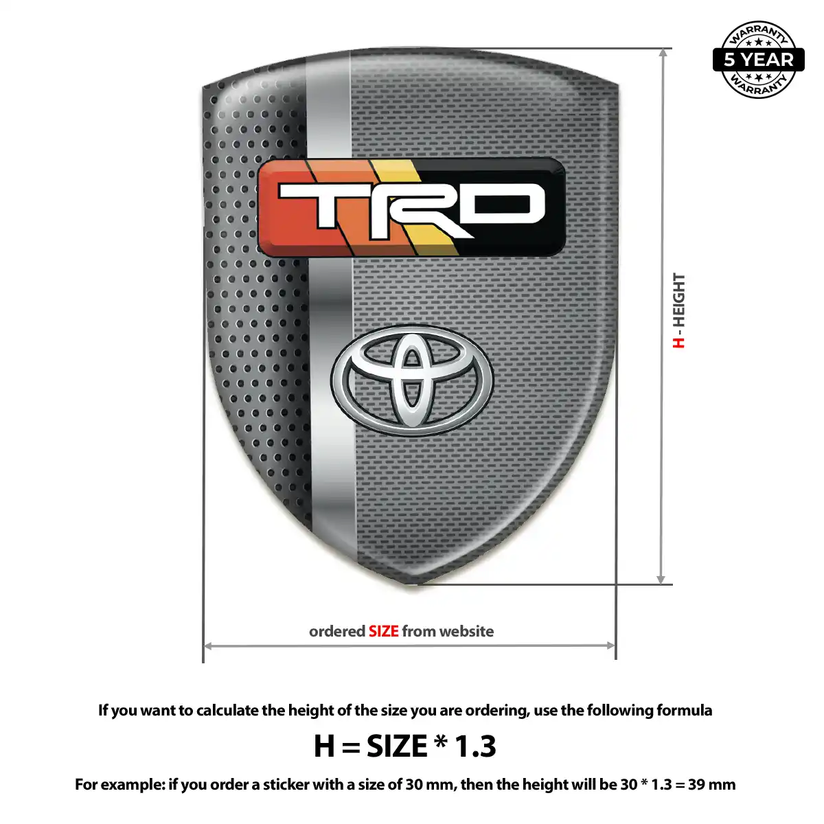 Toyota Logo Badge Sleek Style