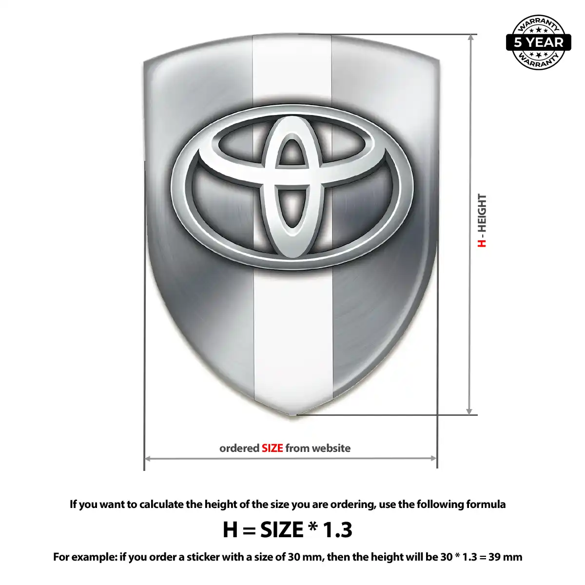 Toyota Logo Emblem Sleek Style