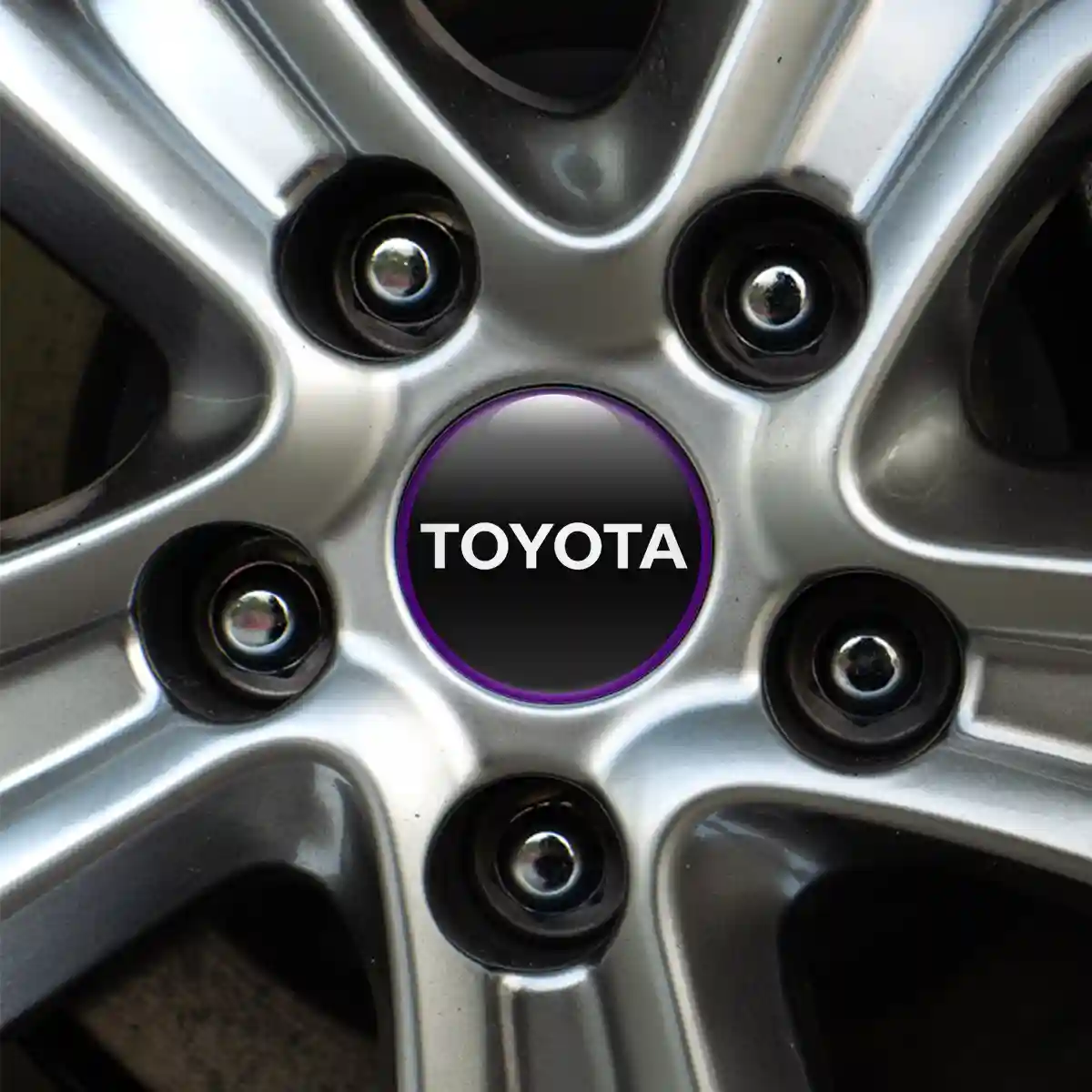 Toyota Logo Silicone Badge Stylish Design