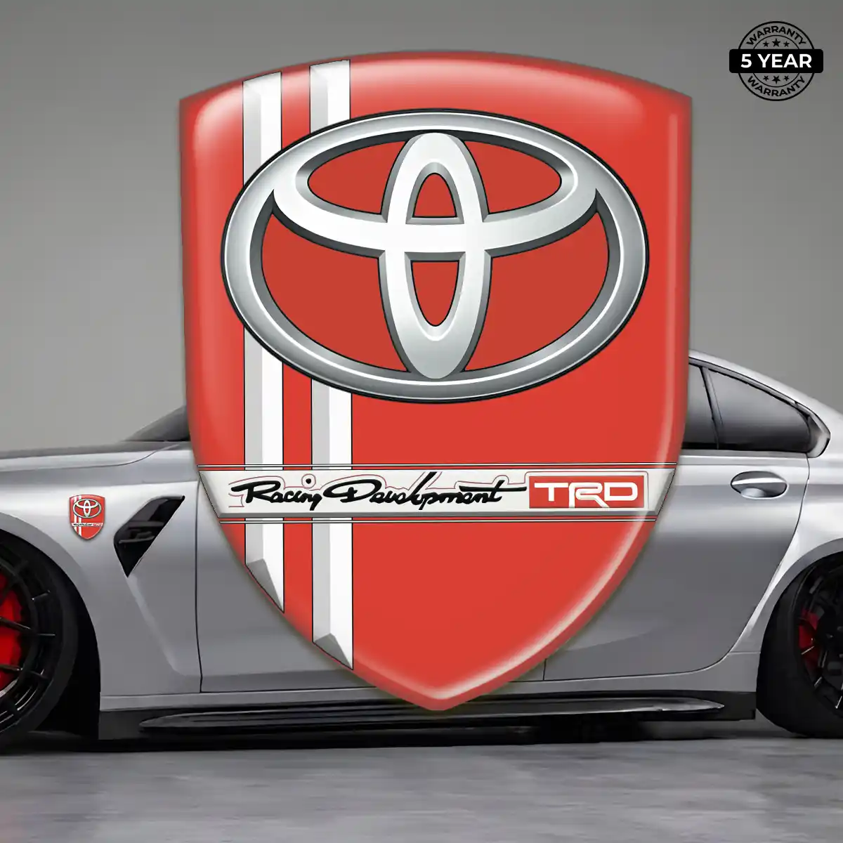 Toyota Self Adhesive Emblem Sticker Sleek Style