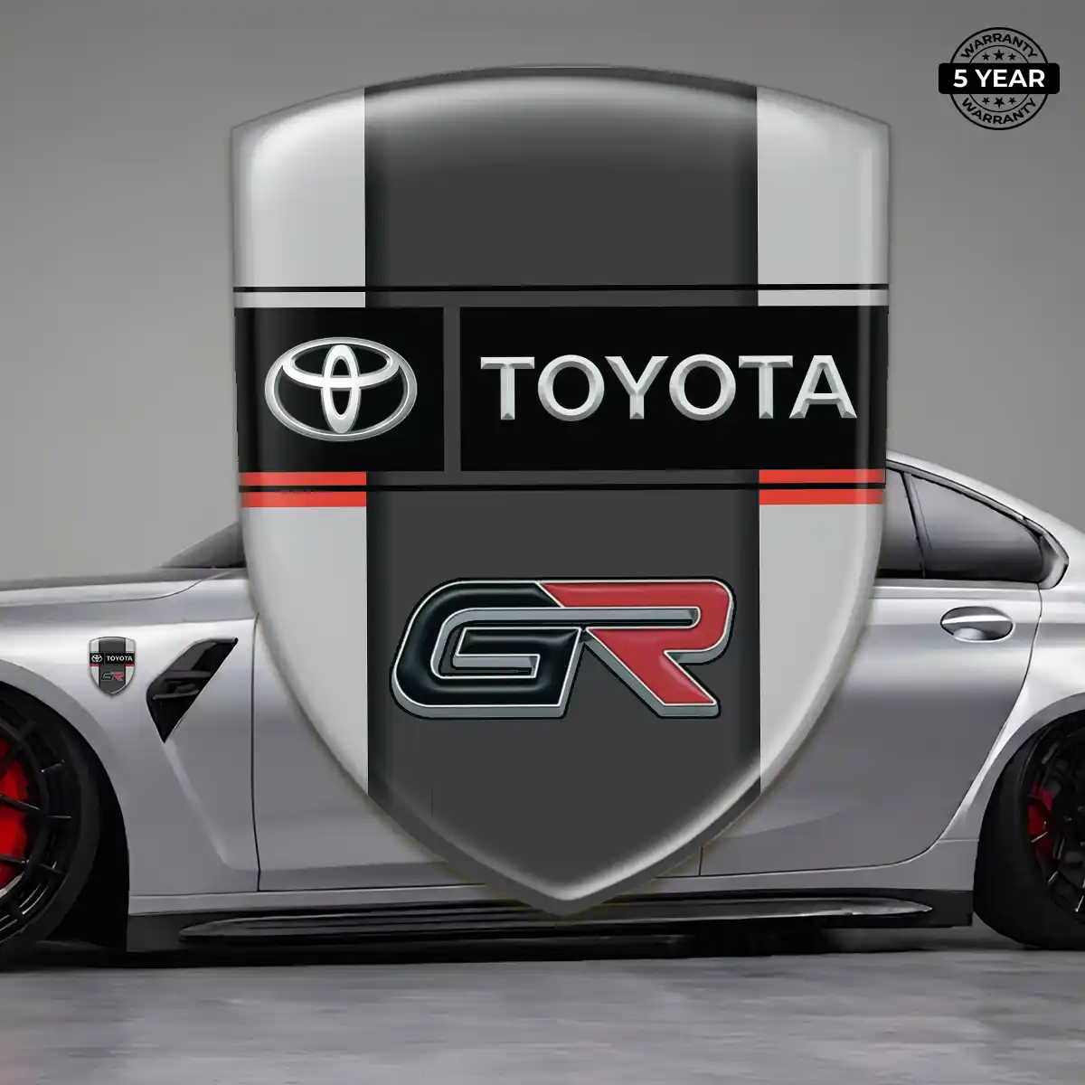 Toyota Silicone Badge Refined Design