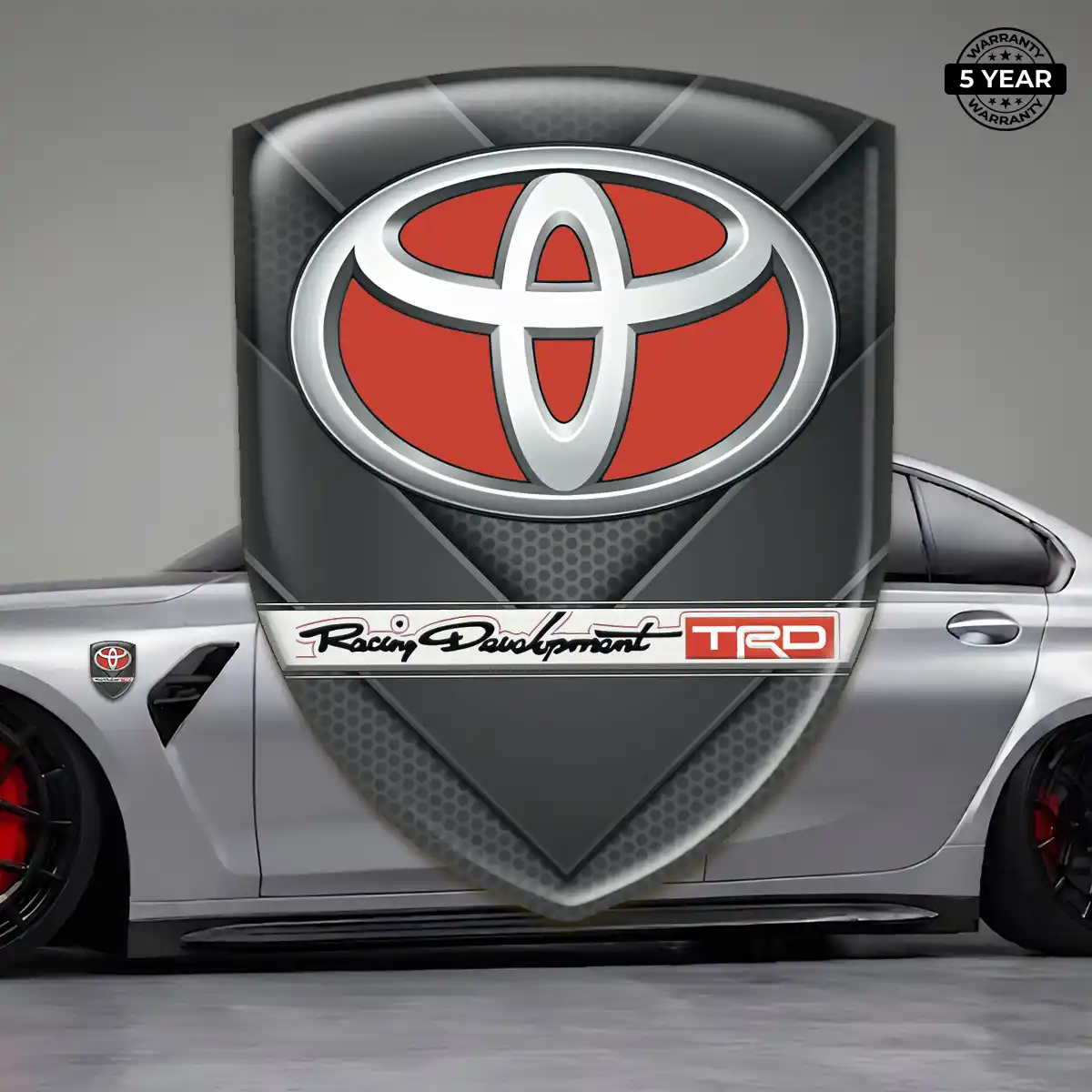 Toyota Silicone Emblem Refined Design