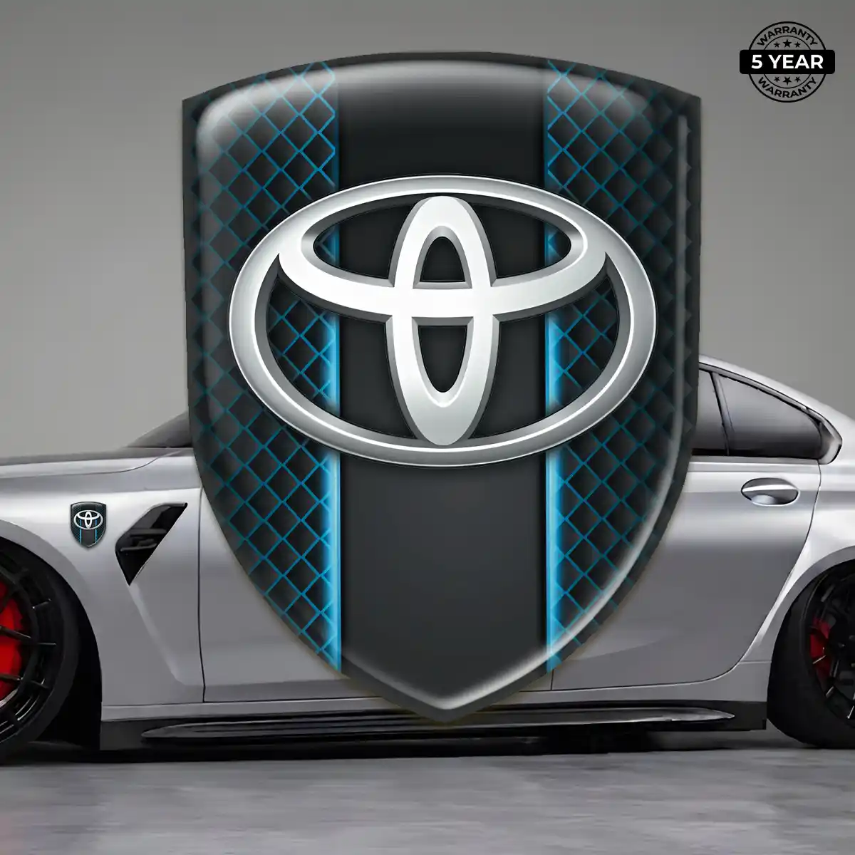 Toyota Silicone Emblem Sleek Style