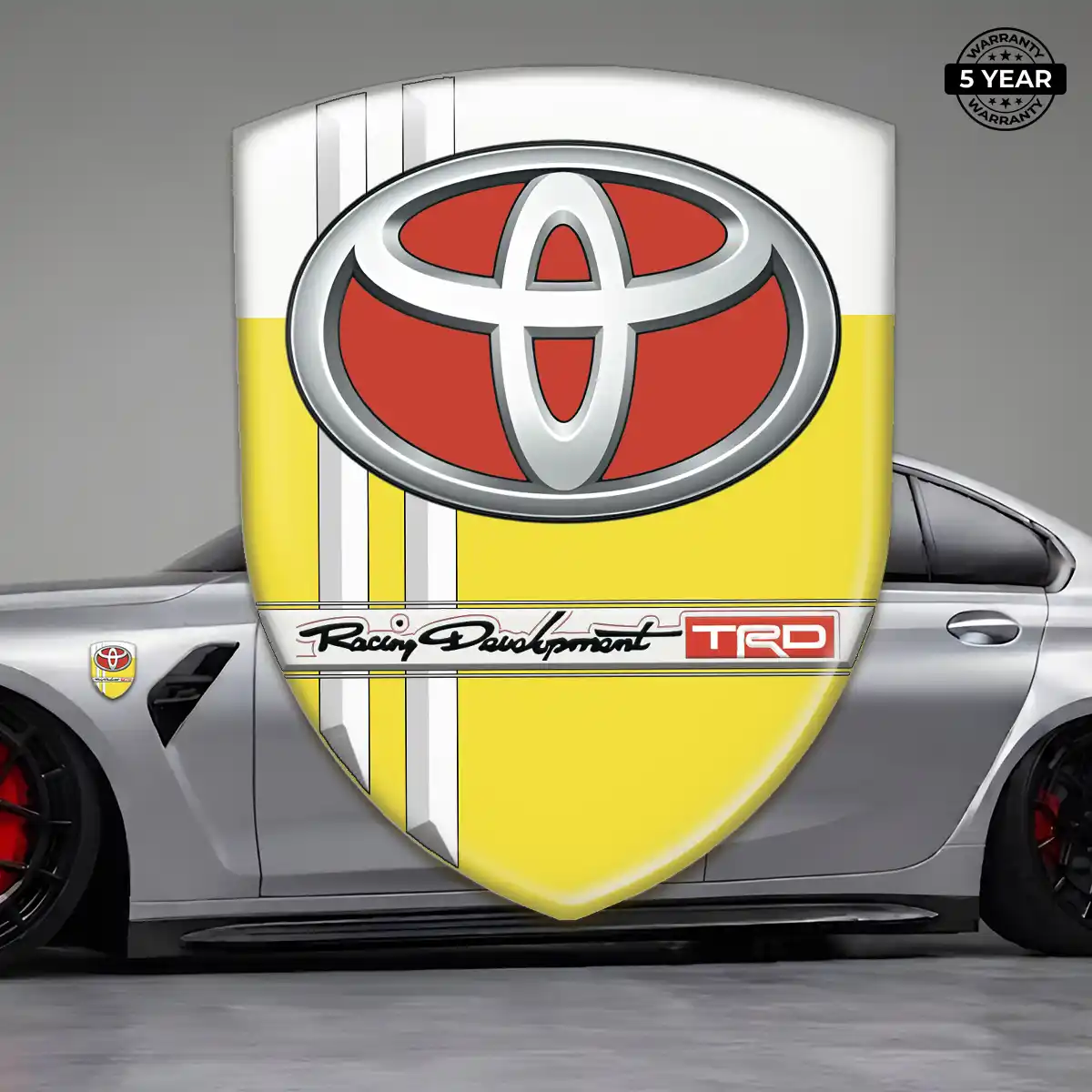 Toyota Silicone Sticker Refined Design