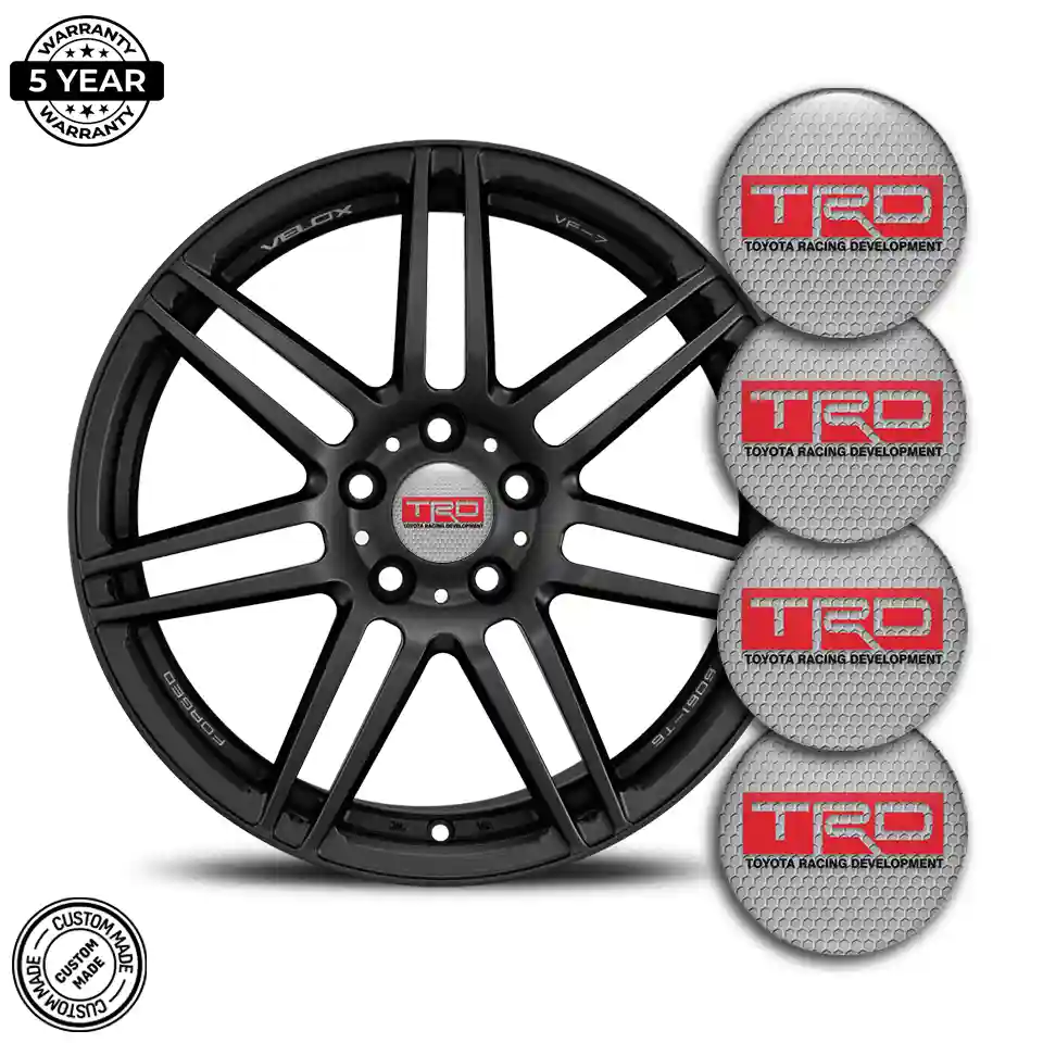 Toyota TRD Domed Emblem Self-Adhesive Premium Edition
