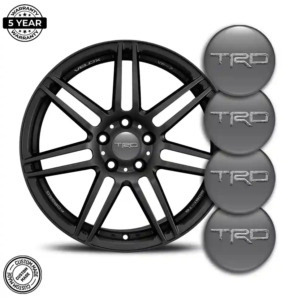 Toyota TRD Domed Emblem Self-Adhesive Stylish Design