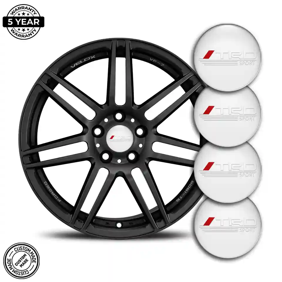 Toyota TRD Domed Emblem Self-Adhesive Tuning Car