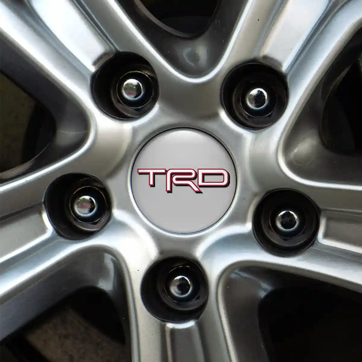 Toyota TRD Domed Emblem Stylish Design