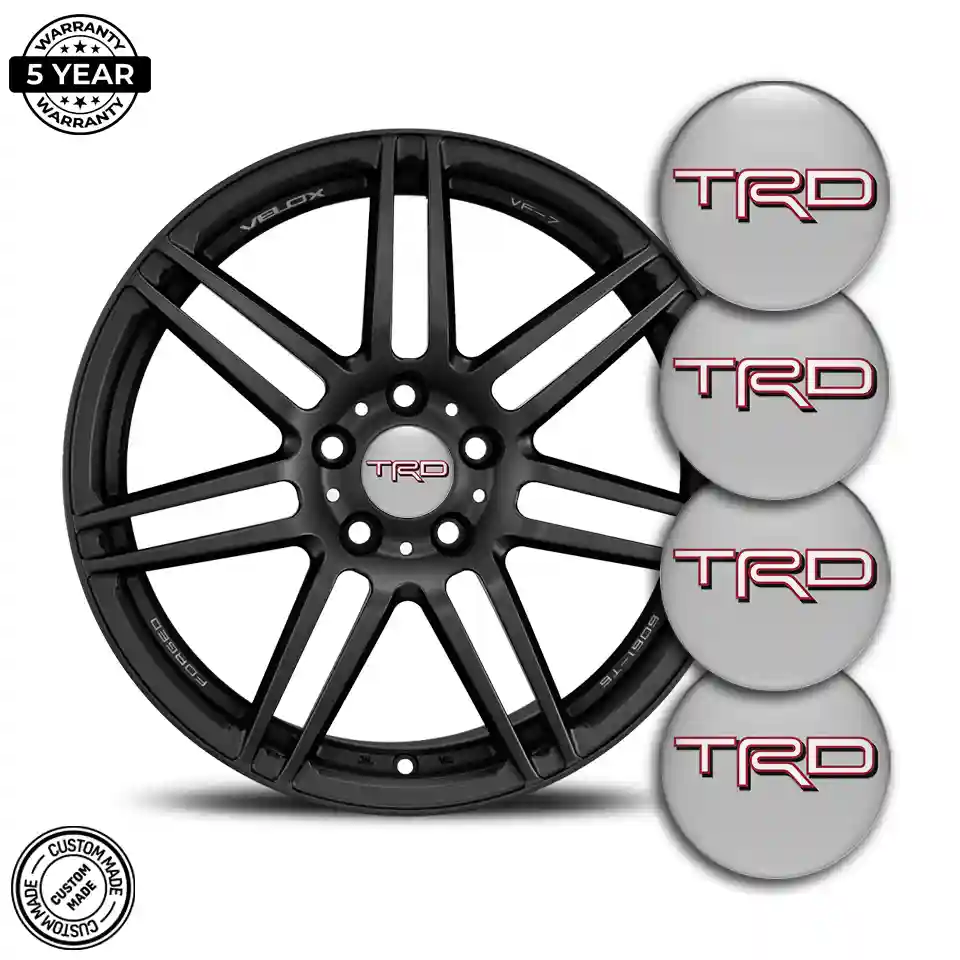 Toyota TRD Domed Emblem Stylish Design