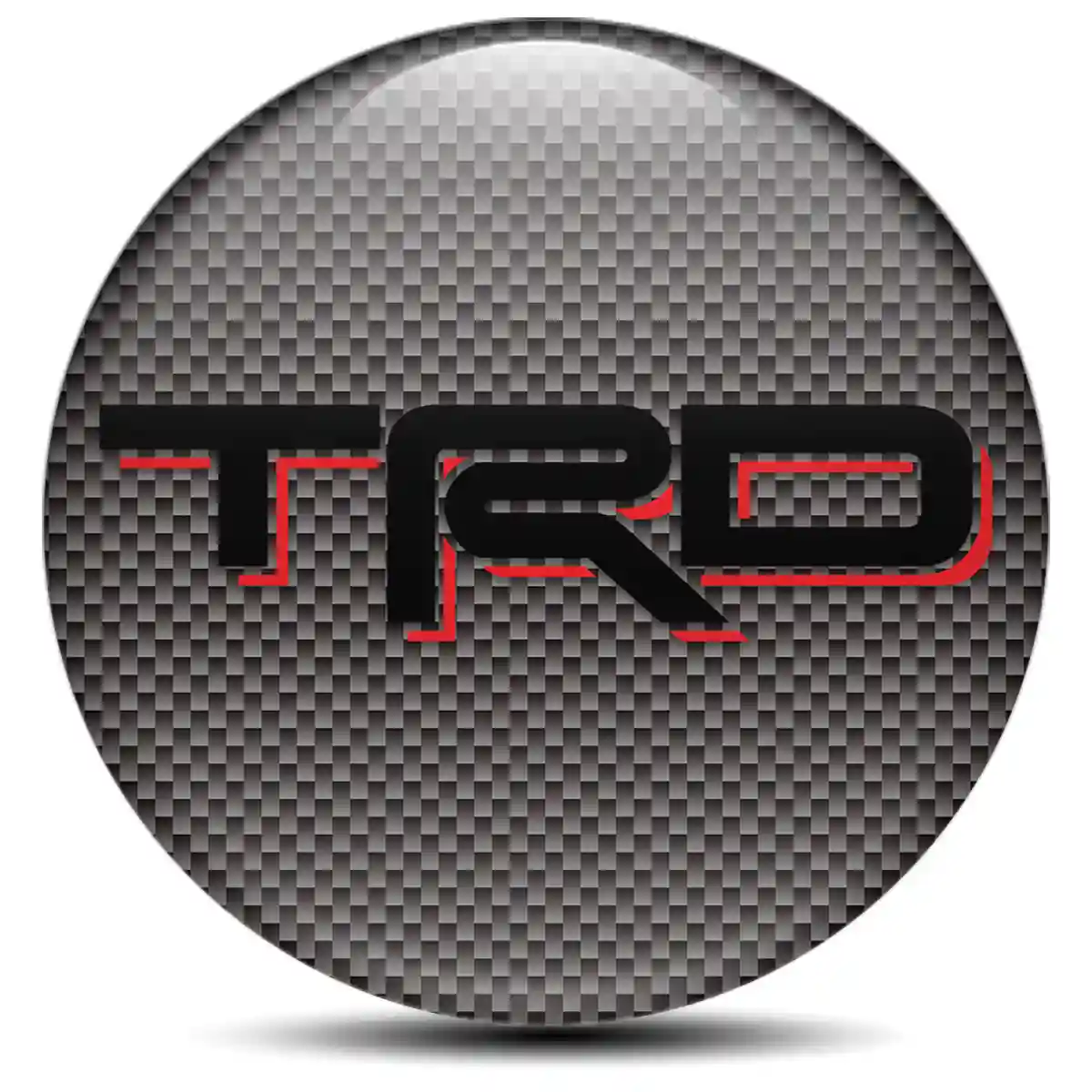 Toyota TRD Domed Sticker Interior Design